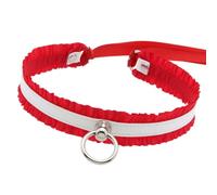 Qsvbeeqj Collana con pizzo regolabile e catena con chiusura in lega per uso quotidiano, feste Bine Choker Luxury Gothic Punk Choker, Taglia unica