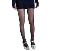 Qsvbeeqj Collant sottili retrò con fiocchi tridimensionali dettaglio moda essenziale uso quotidiano leggings in pizzo sottile per donne ragazze confortevole sottocultura collant elasticizzati, Nero