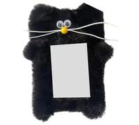 Qsvbeeqj Comoda custodia per carte di peluche per il pasto degli studenti, Nero , Mass Beauty