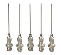Qsvbeeqj Confezione da 5 ugelli per olio in acciaio resistenti alla corrosione, facili da pulire, per chef domestici e manutenzione automobilistica, iniettori di olio automobilistici