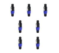 Qsvbeeqj Connettore di bloccaggio presa presa 4 pin maschio connettore di aggancio NEUTRIK Tipo NL4FX maschio compatibile adattatore ricevitore per altoparlanti con alimentatore