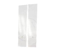 Qsvbeeqj Copertura elastica per maniche da sposa con decorazioni con fiocco rimovibile guanti lunghi da sposa copertura per braccio elegante accessori da sposa coperture in rete per abiti da festa