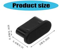 Qsvbeeqj Copertura protettiva per porta di ricarica USB per tablet tipo C spine di tipo C Anti Caps 12 pezzi copertura impermeabile della porta di ricarica