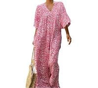 Qsvbeeqj Costume da bagno da donna con motivo leopardato