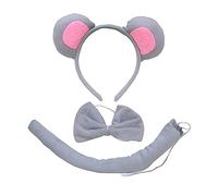 Qsvbeeqj Costume Set Orecchie Fascia Papillon Coda Tutu Gonna Guanti Per Bambini-Halloween Costume Cosplay Partito Puntelli Baby-kids Baby-girl Principessa Dress