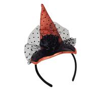 Qsvbeeqj Creativo Strega Copricapo Forniture per feste di Halloween Tessuto Morbido Ornamento Dei Capelli Copricapo Per La Pelle Sensibile Bambini Unisex Halloween Testa Accessorio