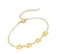 Qsvbeeqj Design alla moda a forma di zampa per un comfort e uno stile elegante, adatto per ogni occasione, per indossare gioielli in acciaio inossidabile, Misura unica, come descritto