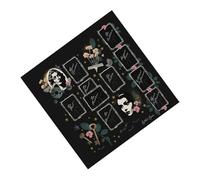 Qsvbeeqj Divinations Tovaglia da lettura astrology tarocchi tovaglia altare tessuto civiltà accessorio gioco da tavolo