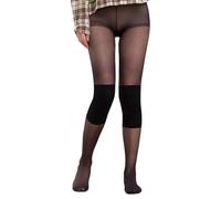 Qsvbeeqj Elastico in vita di grandi dimensioni Aria condizionata Collant Anti-Snags Tessuto elasticizzato & Comfort Toe Per Le Donne Invisibile Rinforzato Toe Calze, Nero , Taglia unica