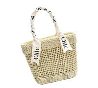 Qsvbeeqj Elegante borsa in paglia dal design cavo, varie opzioni di trasporto, borsa a tracolla da viaggio per shopping o gite in spiaggia, borsa a tracolla leggera, Beige, One Size