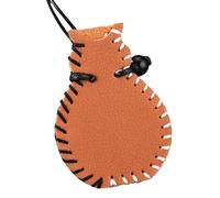 Qsvbeeqj Elegante collana con ciondolo a forma di cuore e testa di gatto, con portachiavi, portatile, per la donna moderna
