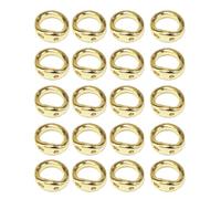 Qsvbeeqj Eleganti anelli di collegamento a doppio foro flessibile utilizzare doppio foro connettore cellulare perline finali punte per accessori in perlazione