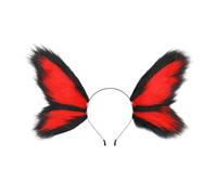 Qsvbeeqj Fairies Elfi Farfalla Orecchio Animale Orecchio Hairband Accessorio Costume Regolabile Per Giochi di Ruolo Feste di Halloween Raduno Dressingup