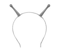 Qsvbeeqj Fascia per capelli con alieno incandescente per bambini, feste a tema Halloween, fascia scura con copricapo per Halloween luminoso notturno