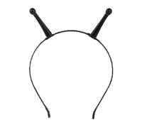 Qsvbeeqj Fascia per capelli con alieno incandescente per bambini, feste a tema Halloween, fascia scura con copricapo per Halloween luminoso notturno