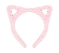 Qsvbeeqj Fascia per capelli con orecchie di gatto, in peluche, per cosplay, costume invernale peloso per donne e ragazze, decorazioni per capelli dolci