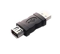 Qsvbeeqj Femmina portatile 6P 1394 al nero maschio dell'adattatore di conversione di USB per la stampante degli analizzatori
