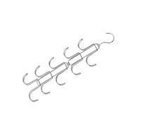 Qsvbeeqj Ganci girevoli per organizer salvaspazio per esposizione di borse armadio porta soluzione di stoccaggio rotante in ferro gancio rotante organizer