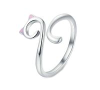 Qsvbeeqj Gatto Regolabile Gatto Gatto Anelli Orament Gioielli Moderni E Semplici Personalizzati Gatto A Forma Di Accessori Dita Moderni E Semplici Anelli, come descritto