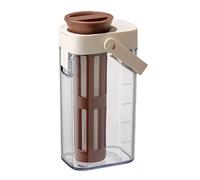 Qsvbeeqj Grande Capacità Caffè Birrificante Con Filtro Riutilizzabile 1L Freddo Brew Teas Produttore Con E Coperchio Pratica Utensile Da Cucina Caffettiera Fredda Brew