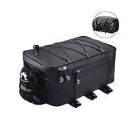 Qsvbeeqj Grande Capacità Multifunzione Bike Rack Posteriore Carriers Bag Bike Storage Bags per Ciclismo Tourings/Pendolarismo/Shopping Grandi Borse della spesa