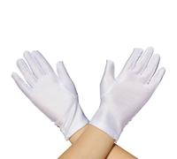 Qsvbeeqj Guanti bianchi formali uniformi guanti per ragazzi ragazze spettacolo d'arte partito bianco concorso formale per galateo matrimonio bambini, Ragazzo, Taglia unica