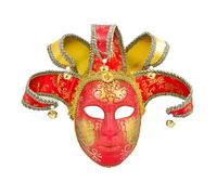 Qsvbeeqj Halloween Carnevali Masquerade Giullari Partito Mardi Gras Veneziani Commedia Per Partito Veneziani Commedia Masquerade Full Face Halloween