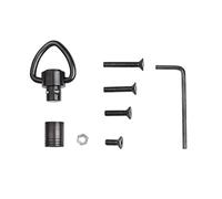 Qsvbeeqj Hardware Outdoor Veloce Metallo Carabiner Clip Con Campeggio Rotante Per Rimovibile Termini Da Campeggio Nero Fosfato Acciaio Dimagrante