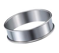 Qsvbeeqj Home Cottura Muffin E Crostate Anelli Pratici In Acciaio Inox Antiaderente Anelli Da Forno Per Muffin Crumpet E Crostate Set Pasticceria