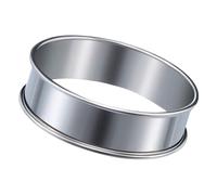 Qsvbeeqj Home Cottura Muffin E Crostate Anelli Pratici In Acciaio Inox Antiaderente Anelli Da Forno Per Muffin Crumpet E Crostate Set Pasticceria