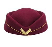 Qsvbeeqj Hostess Cappello Donne Air Hostess Cappelli Da Partito Costume Formale Uniforme Caps Accessorio Hostess Cappelli Per Le Donne