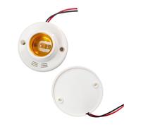 Qsvbeeqj Intelligent E27 Rilevatori a base di vite Leggero Insonorizzazione Boccola di controllo della luce per interni ad alta efficienza energetica all'aperto all'aperto