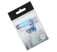 Qsvbeeqj Jigs Slow Fall Jigs Amo da pesca Dancing Stingers Jigging Esche Assist Ganci con Teaser Ricambio 2 Pack