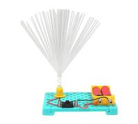 Qsvbeeqj Kit leggeri in fibra artigianale per bambini con tecnologie che cambiano i colori, aula, progetti scientifici e giocattoli educativi per bambini, fai da te, strumento di apprendimento STEM
