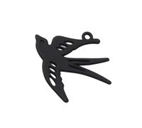 Qsvbeeqj Leggero Openwork Uccello Ciondolo di Fascino Liscio Finitura Elettrolitica Fornitura di Gioielli Per Creativo Artigian, One Size, come descritto, come descritto