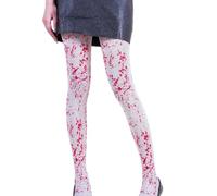 Qsvbeeqj Leggings stampati di Halloween per le donne collant in poliestere elastico costume da festa spaventoso e comodo da indossare leggings cosplay di Halloween