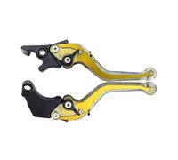 Qsvbeeqj Leva del freno per moto, segnali LED, frizione idraulica, in alluminio, regolabile, per la maggior parte degli scooter e ciclomotori, leva a disco sinistra