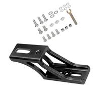 Qsvbeeqj Luce per il naso della bicicletta con alzate biciclette da montagna, borsa anteriore, supporto per borsa per bicicletta, adattatore, clip di conversione leggera