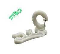 Qsvbeeqj Luminously ARA Tubo Clip di Ricambio Immersione Doppio Supporto Clip E Snorkeling Attrezzature Accessori Luminosamente ARA Clip Supporto