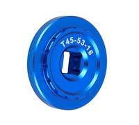 Qsvbeeqj Manicotto per movimento centrale della mountain bike in lega di alluminio resistente per una facile installazione e lunga durata dello strumento per movimento centrale della bici