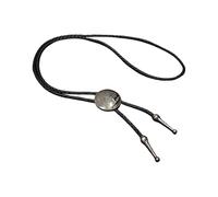 Qsvbeeqj Metallo Distintivo Ciondolo Bolotie Per Uomini Donne Rodeos Accessori Costume Western Cavo di Cuoio Cravatta Collana Regolabile Pelle Bolo Tie, Albero, Taglia unica