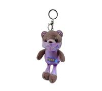 Qsvbeeqj Moda Orso Mascherato Bambola Borsa Fascino Elegante Portachiavi Ciondolo Ornamento Animale Afferrare Macchina Bambola Fatto A Mano Afferrare Macchina Macchina, Marrone, Taglia unica
