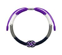 Qsvbeeqj Multiuso, braccialetto liquido a mano, corda di cotone fatta a mano, con quattro nodi, accessori per la spedizione per tutte le età giornaliere