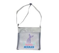 Qsvbeeqj Nylon Meshes Kids Beach Toy Bag Singola Spalla Zaino Portatile Ciotole Da Meare Raccogliere Macchine Pieghevoli Spiaggia Portagioie Borsa Da Collezione