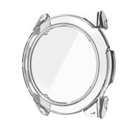 Qsvbeeqj Pellicola protettiva in vetro PC integrata con copertura completa di difesa, resistente ai graffi per smartwatch da 47 mm