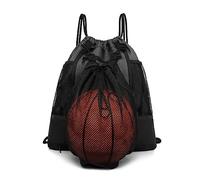 Qsvbeeqj Pieghevole Calcio Borsa A Tracolla Con Cordoncino Borsa Sportiva Zaino Portatile Laterale Borsa A Rete Sportiva Tasca Con Tasca Sportiva Zaino