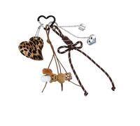 Qsvbeeqj Portachiavi a forma di cuore in poliuretano, leggero, compatto, per chiavi, telefono, fidanzata, amica, regalo, Q1740 2