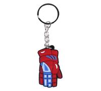 Qsvbeeqj Portachiavi sportivo per hockey su ghiaccio, portachiavi con ciondolo a forma di fumetto invernale, portachiavi per auto, borsa a mano, accessori per feste