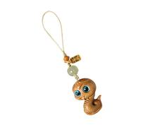 Qsvbeeqj Portachiavi vintage con ciondolo a forma di serpente zodiacali cinesi 2025, accessorio per auto festivo, ornamento a catena fatto a mano, portachiavi da collezione unico, B, Taglia unica