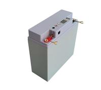 Qsvbeeqj Power Banking Box Flat Head Ladable Battery Charging Caso esterno 2 porte USB uscita Box Power Banking Case 12V 17A